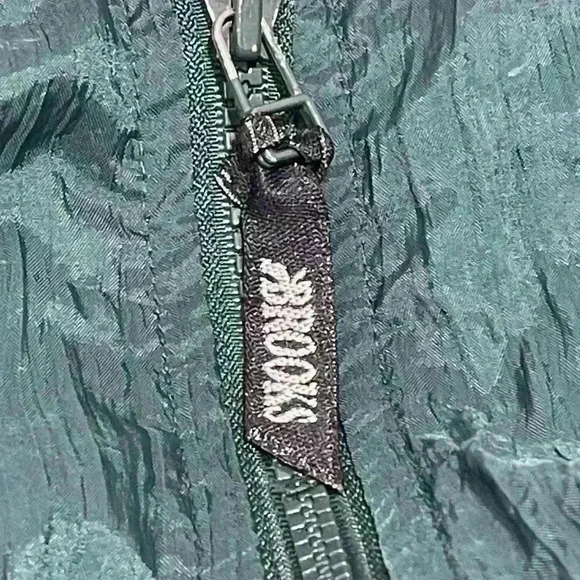 Vintage Brooks tracksuit  jackets green and white size medium - Picture 5 of 9